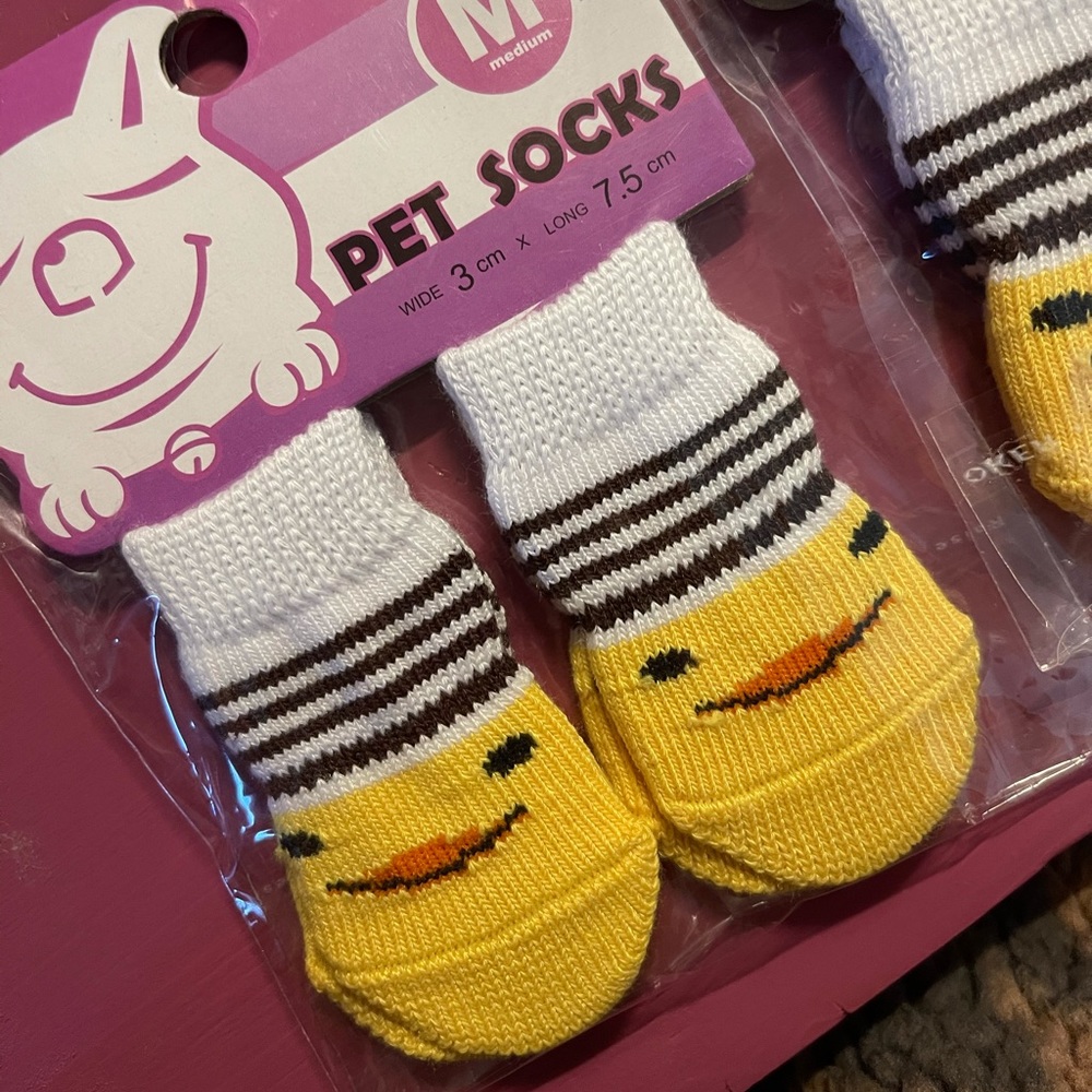 Pet socks size Medium